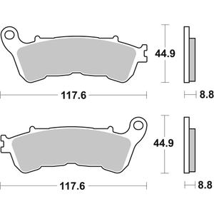 Fékbetét BREMBO 07HO57SA