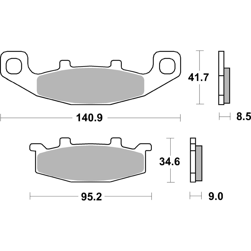 Fékbetét BREMBO