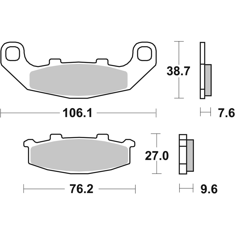 Fékbetét BREMBO