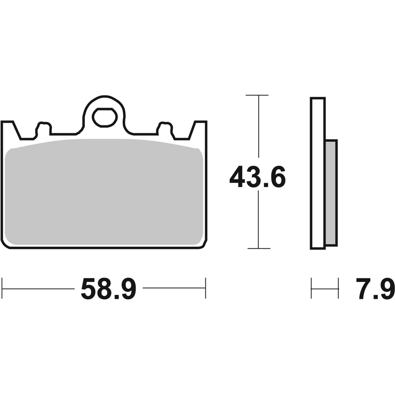 Fékbetét BREMBO részére KAWASAKI ZXR 400 1991-2002