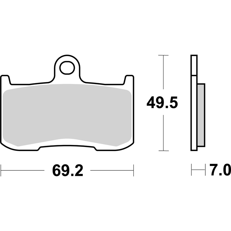 Fékbetét BREMBO