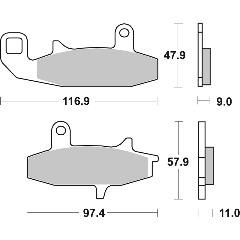 Fékbetét BREMBO