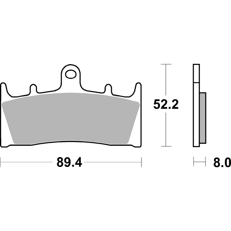 Fékbetét BREMBO