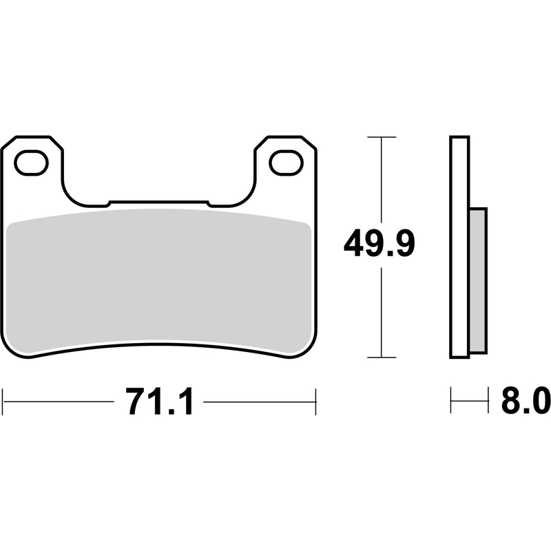 Fékbetét BREMBO