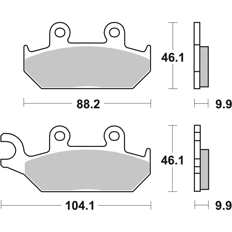 Fékbetét BREMBO