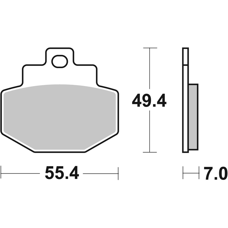 Fékbetét BREMBO