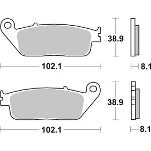 Fékbetét BREMBO 07074XS
