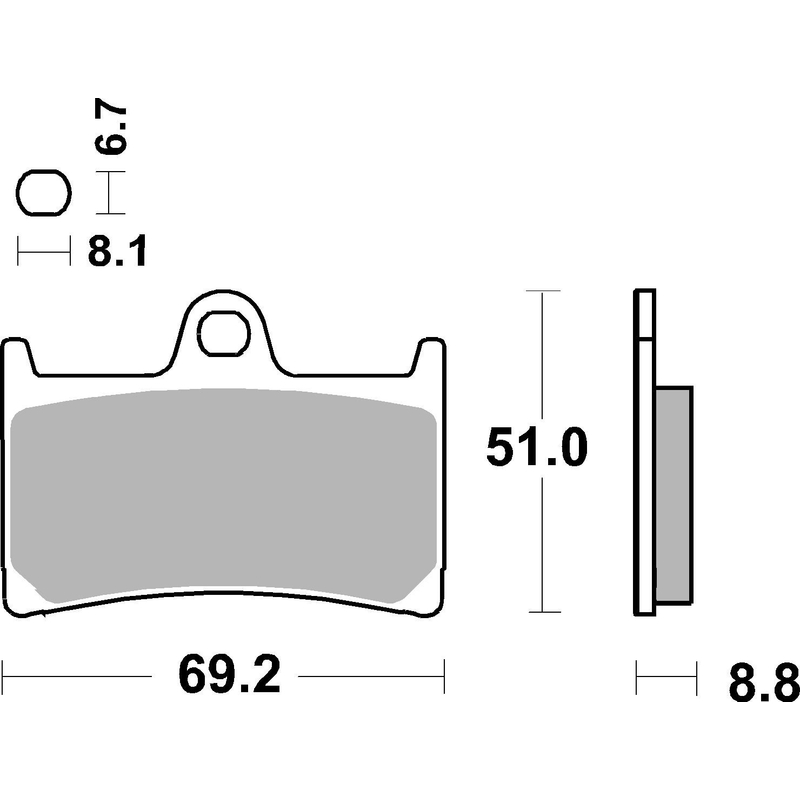 Fékbetét BREMBO