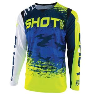 Motocross mez Shot CONTACT Counter kék-fluo sárga