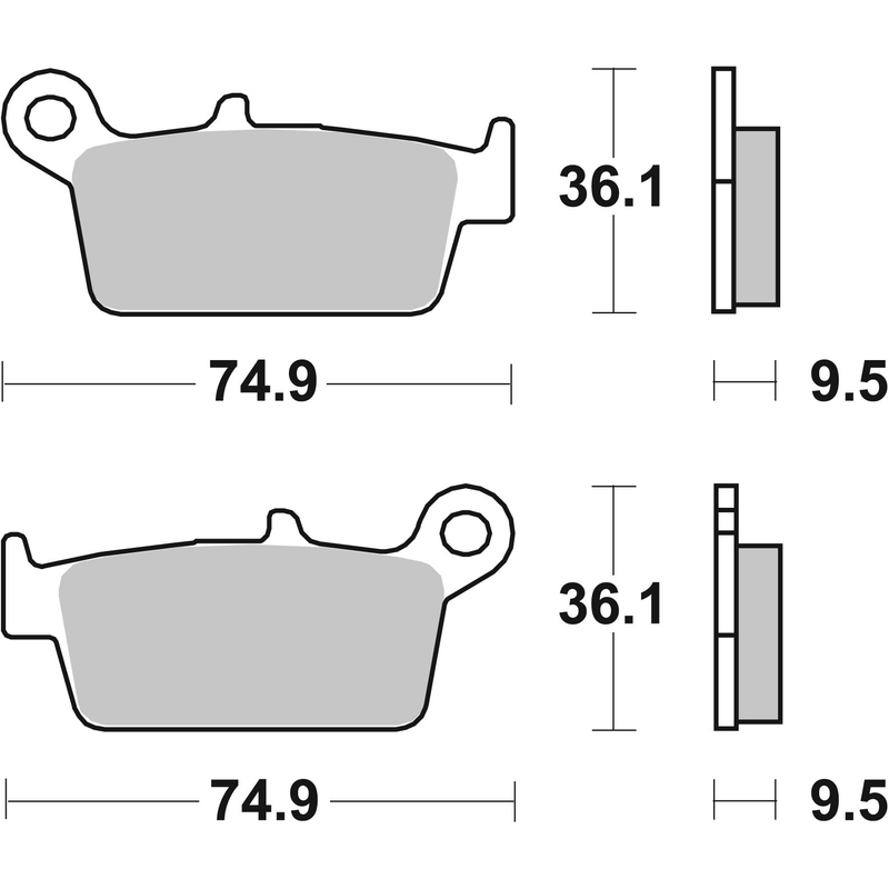 Fékbetét BREMBO