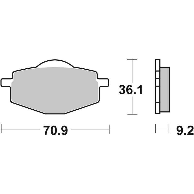 Fékbetét BREMBO