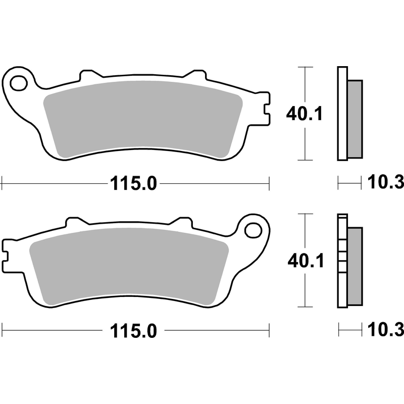 Fékbetét BREMBO