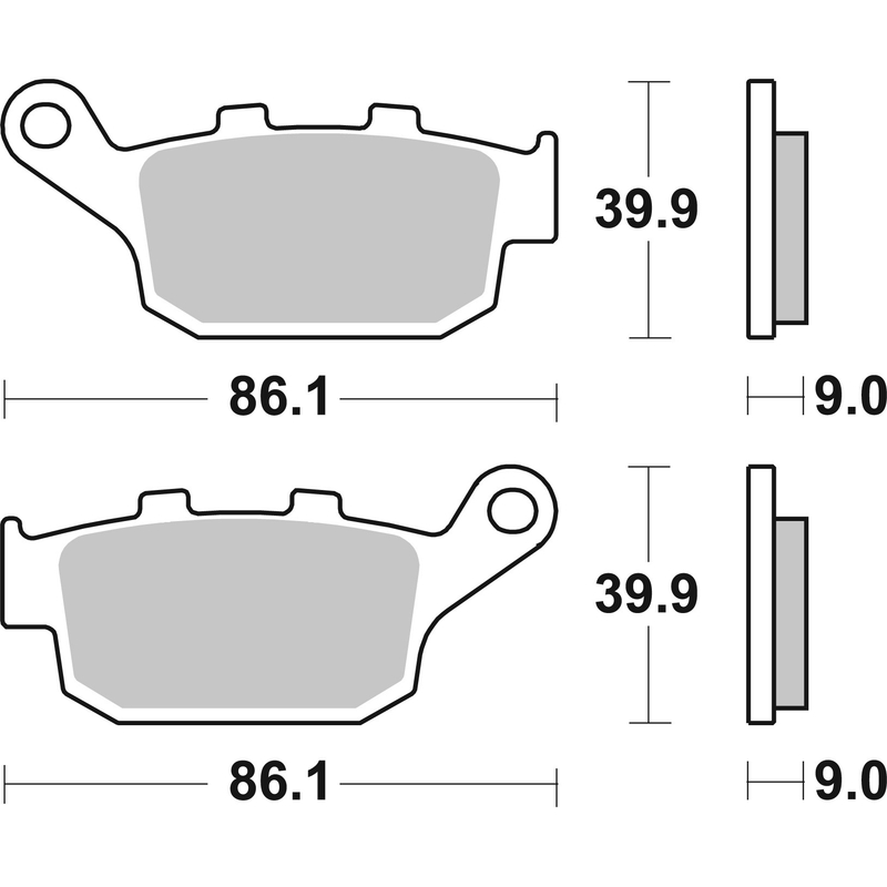 Fékbetét BREMBO