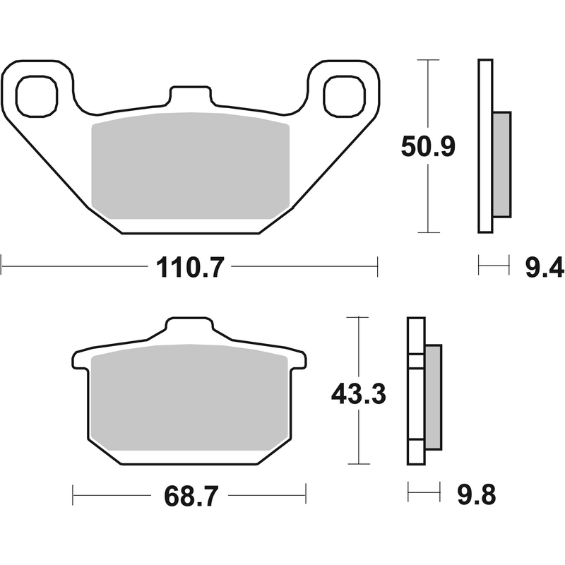 Fékbetét BREMBO