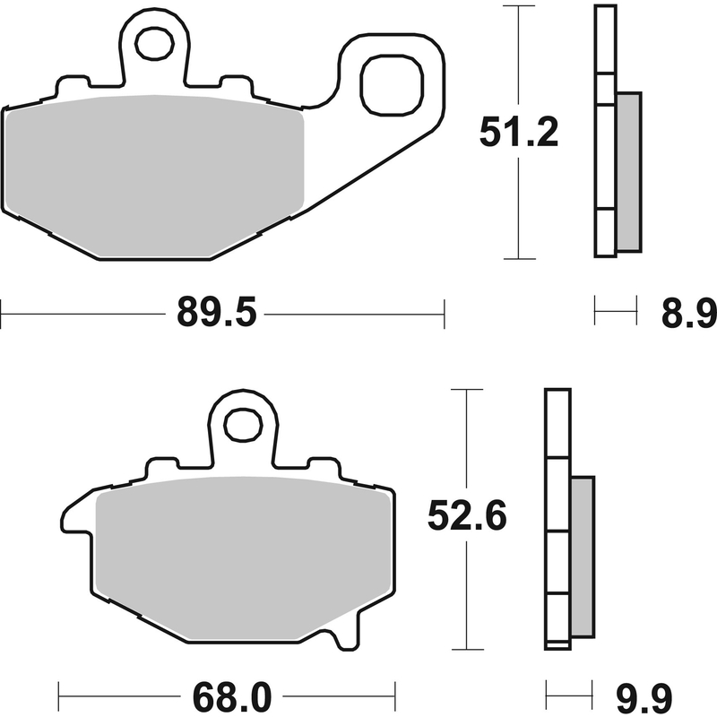 Fékbetét BREMBO