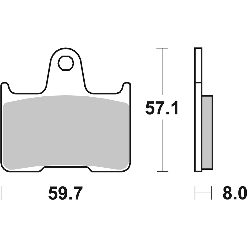 Fékbetét BREMBO