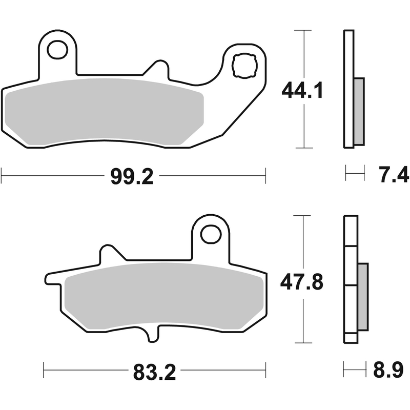 Fékbetét BREMBO