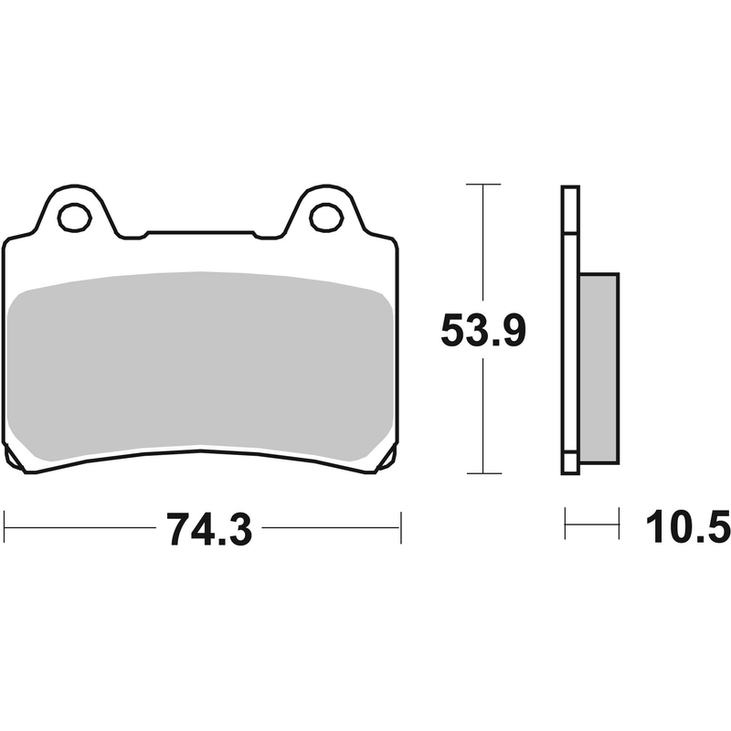 Fékbetét BREMBO