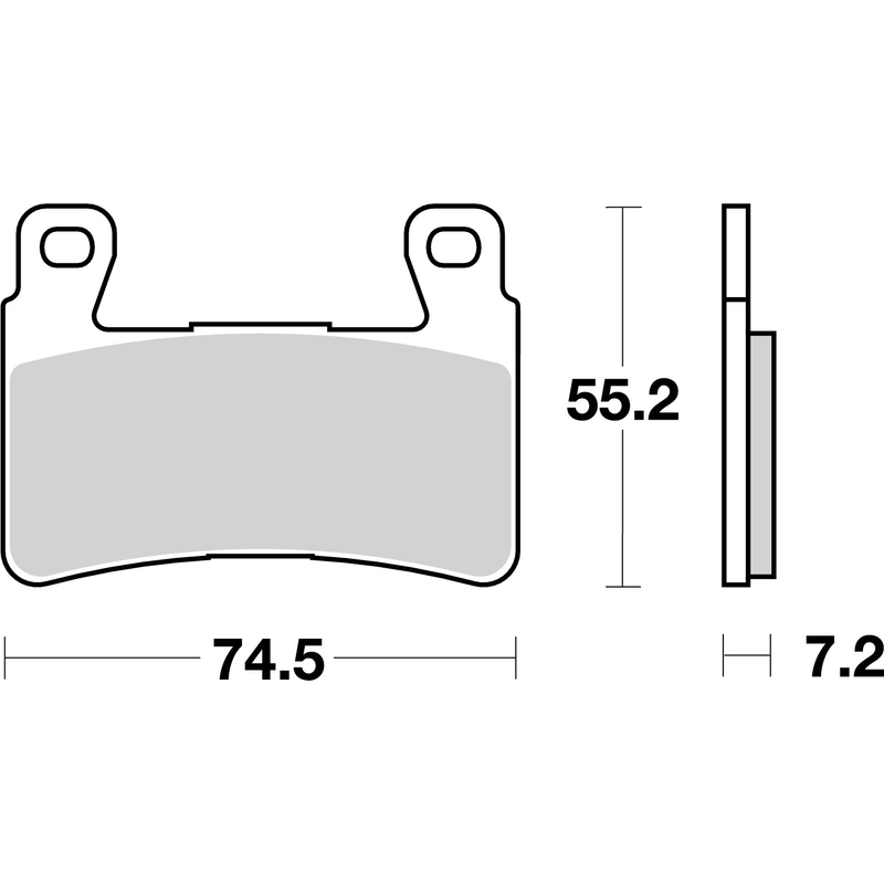 Fékbetét BREMBO