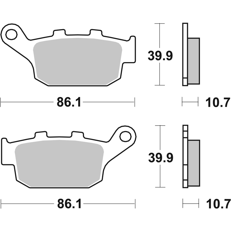 Fékbetét BREMBO