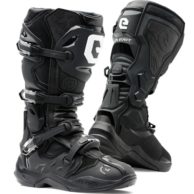 Eleveit X-Legend EVO motokrossz csizma fekete-fekete
