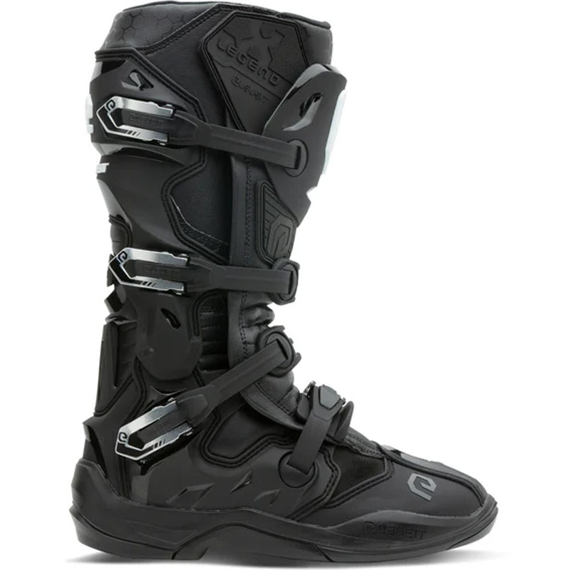 Eleveit X-Legend EVO motokrossz csizma fekete-fekete