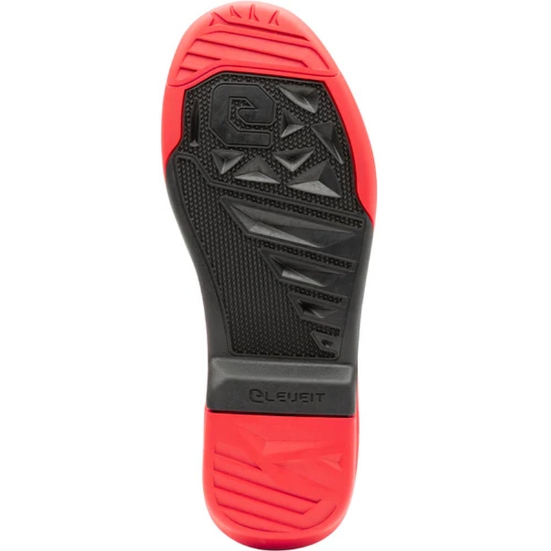 Eleveit X-Peak gyerek motokrossz csizma fekete-piros