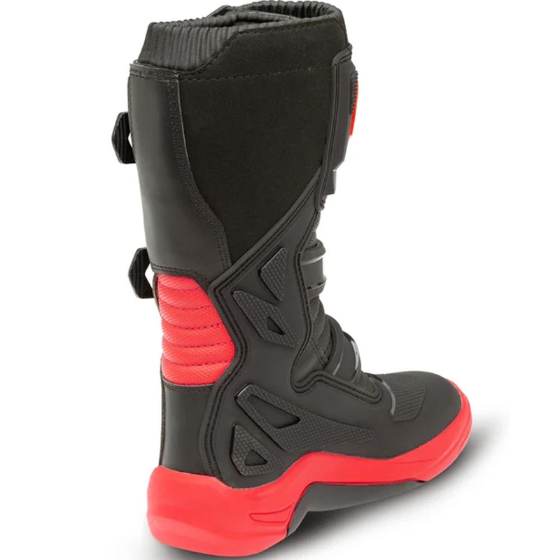 Eleveit X-Peak gyerek motokrossz csizma fekete-piros