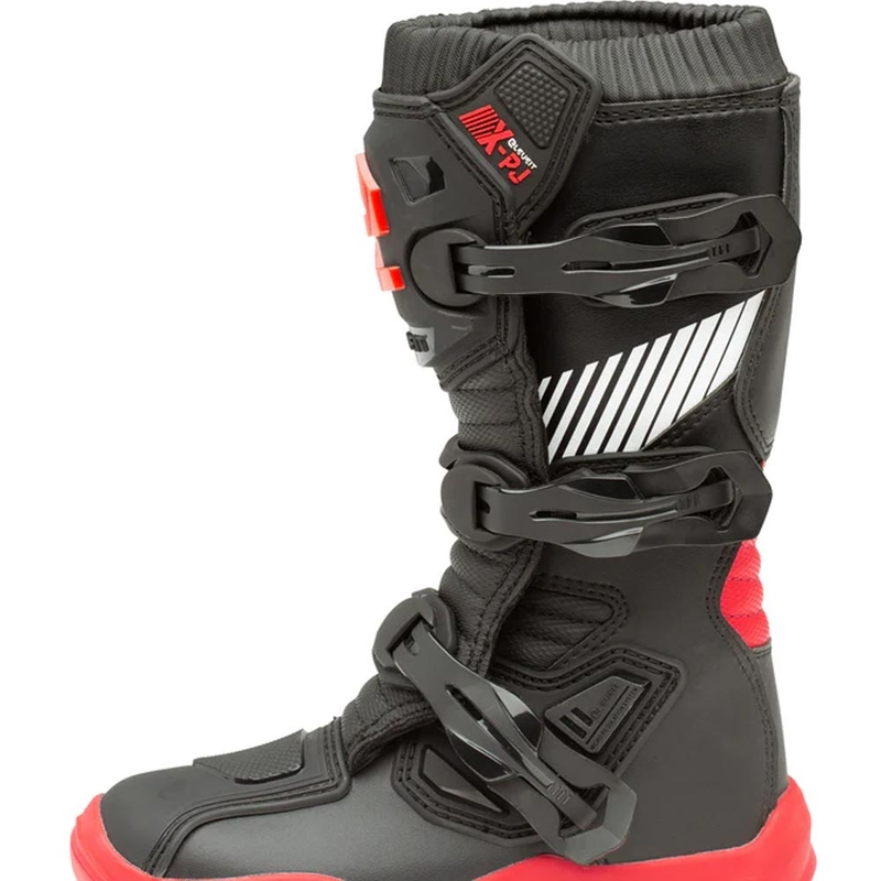 Eleveit X-Peak gyerek motokrossz csizma fekete-piros