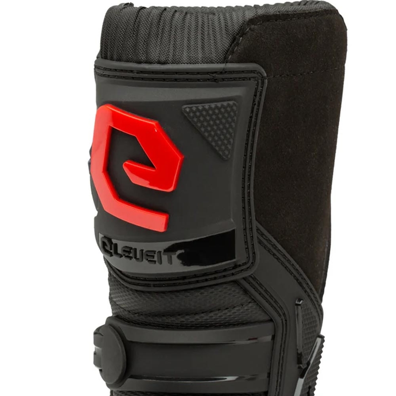 Eleveit X-Peak gyerek motokrossz csizma fekete-piros