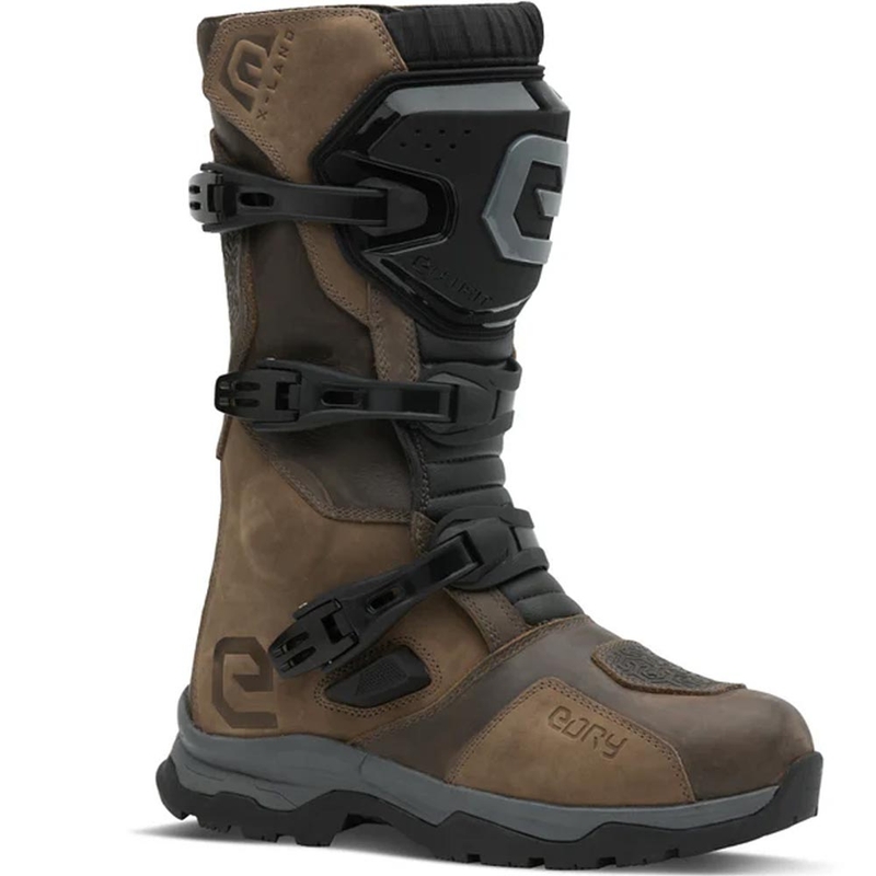 Eleveit X Land ADV E-Dry motoros cipő barna