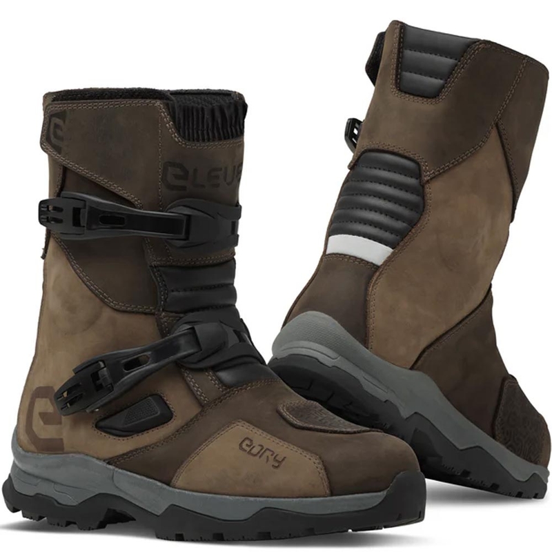 Eleveit X Land ADV Low E-Dry motoros cipő barna