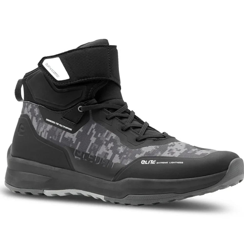 Eleveit STRATOS E-Dry motoros cipő fekete-camo