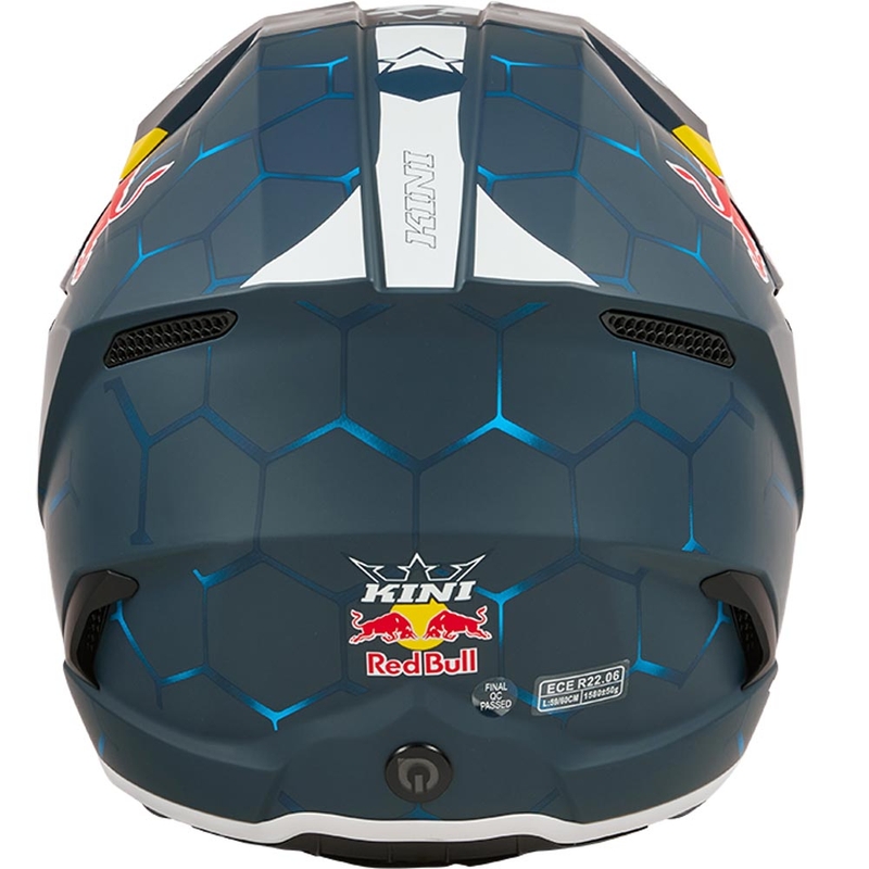 KINI Red Bull MX3 1.0 gyerek motokrossz sisak kék-fehér