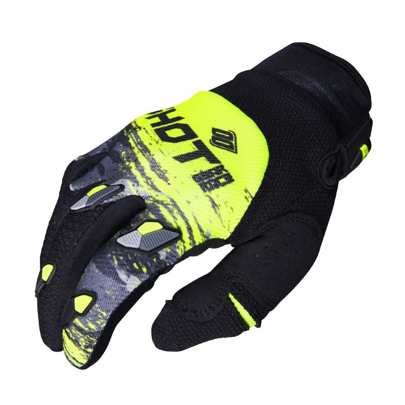 Motocross kesztyűk Shot CONTACT Counter szürke-fluo sárga