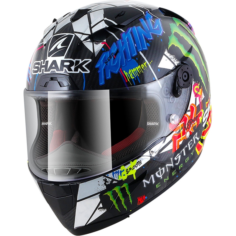 Integrált sisak SHARK RACE R-PRO CARBON Lorenzo Catalunya GP eladás kiárusítás