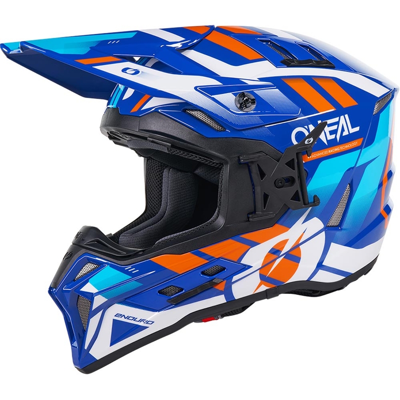 O´Neal EX-SRS Dust motokrossz bukósisak kék-narancssárga