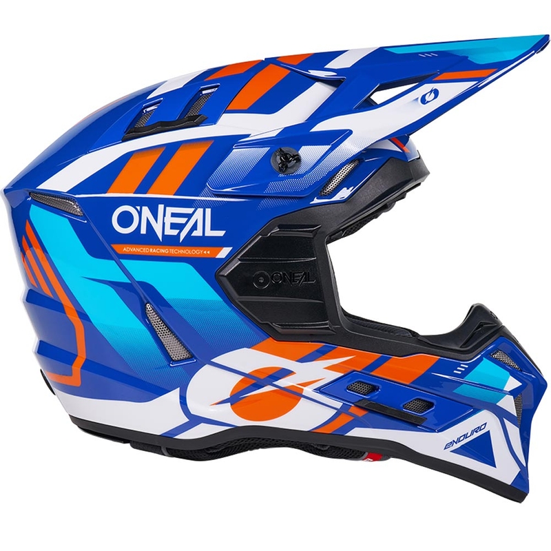 O´Neal EX-SRS Dust motokrossz bukósisak kék-narancssárga