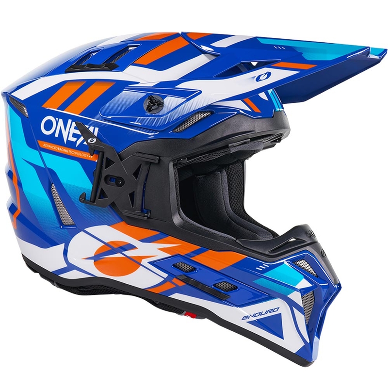 O´Neal EX-SRS Dust motokrossz bukósisak kék-narancssárga