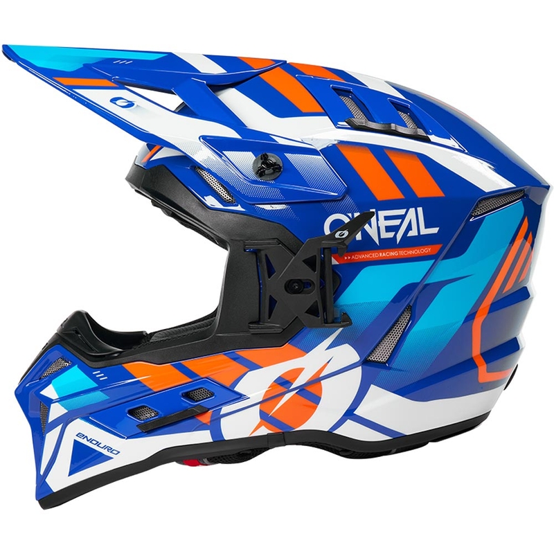 O´Neal EX-SRS Dust motokrossz bukósisak kék-narancssárga