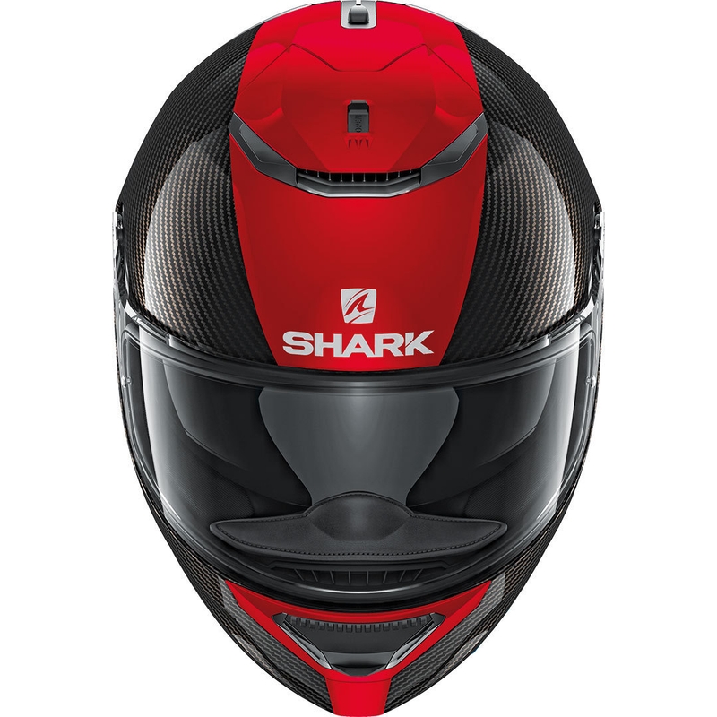 Integrált sisak SHARK SPARTAN CARBON Skin fekete-piros