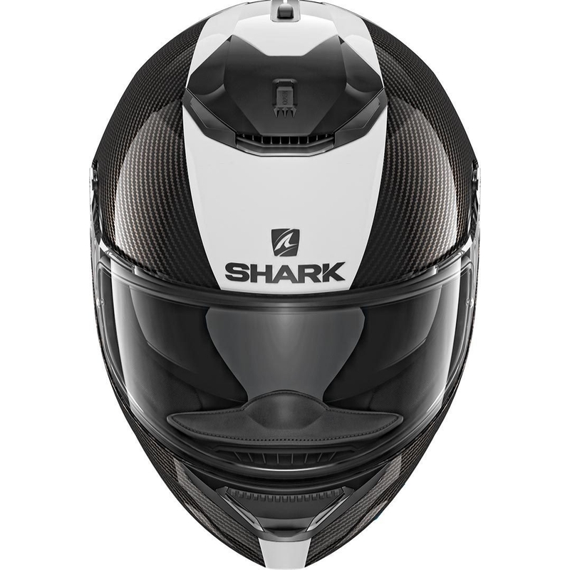 Integrált sisak SHARK SPARTAN CARBON Skin fekete-fehér