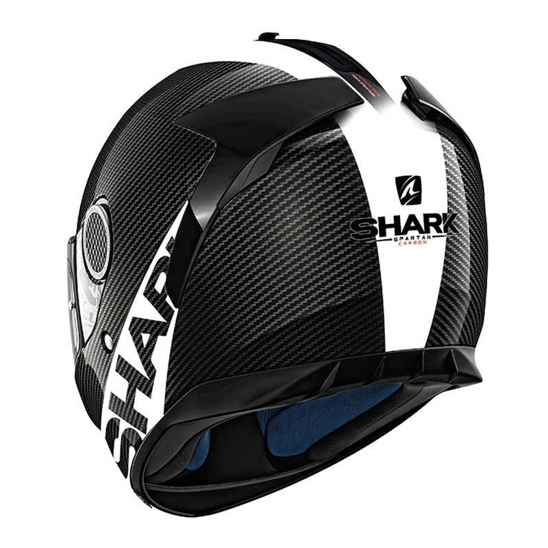 Integrált sisak SHARK SPARTAN CARBON Skin fekete-fehér