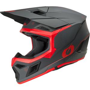 Motokrosová helma O´Neal 3SRS E-stroke matná šedo-červená