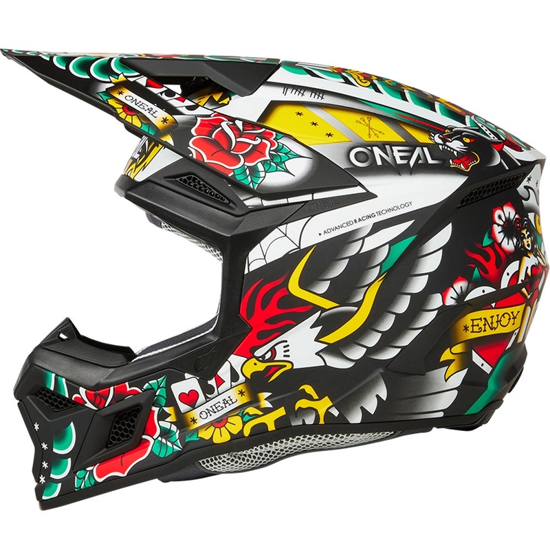 O’Neal 3SRS Inked gyerek motokrossz bukósisak többszínű