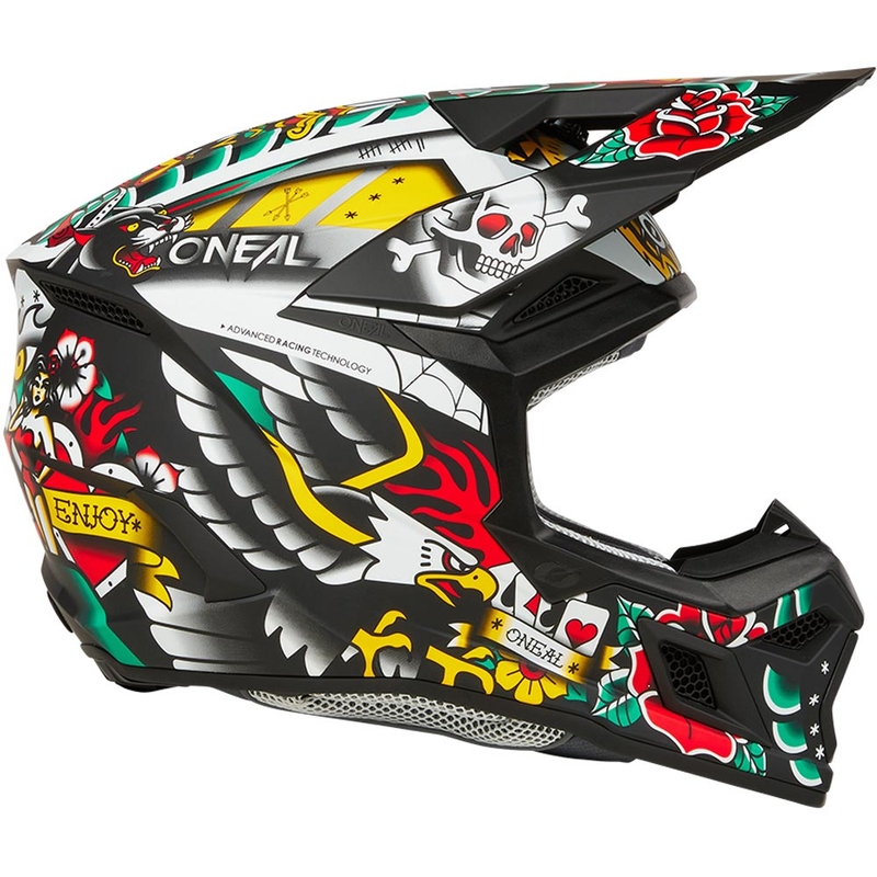 O’Neal 3SRS Inked gyerek motokrossz bukósisak többszínű