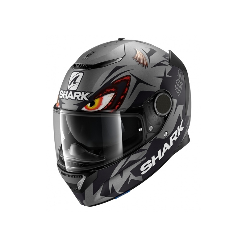 Integrált sisak SHARK SPARTAN 1.2 Lorenzo Austria GP Mat fekete-szürke akció kiárusítás