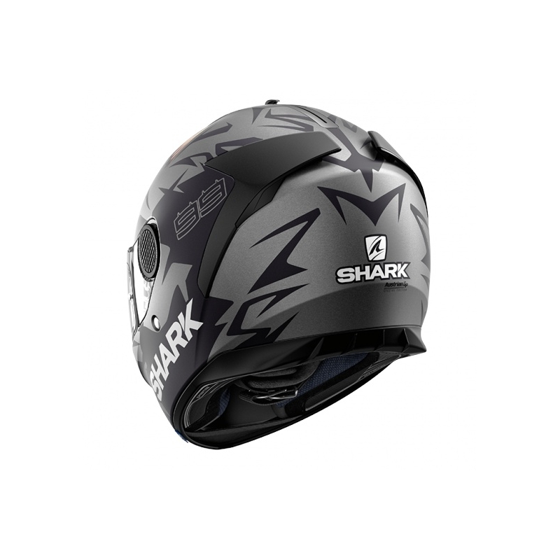 Integrált sisak SHARK SPARTAN 1.2 Lorenzo Austria GP Mat fekete-szürke akció kiárusítás