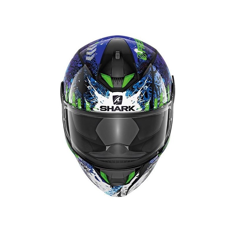 Integrált sisak SHARK SKWAL 2 Switch Riders 2 fekete-kék-zöld