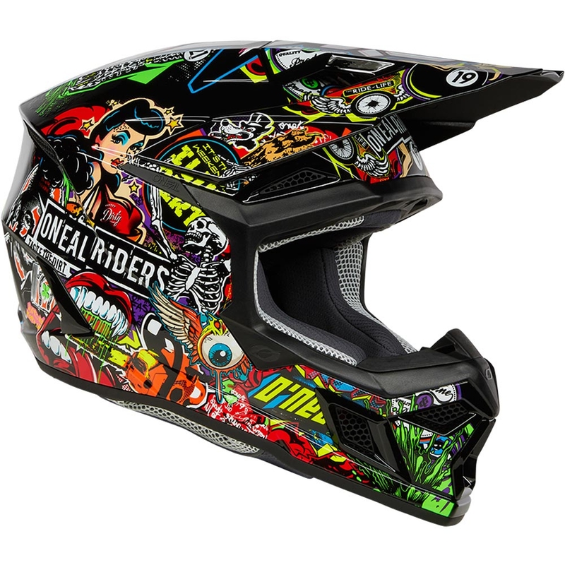 O’Neal 3SRS Crank motokrossz bukósisak többszínű